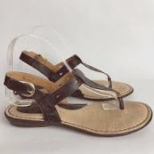 BOC Black Comfort Sandals Size 10